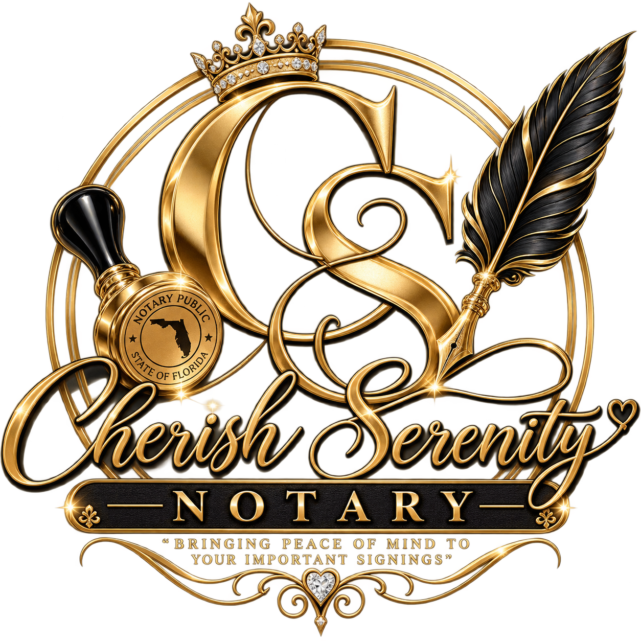 Cherish Serenity Notary logo